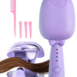 🐱MOR KEDİ FİGÜRLÜ SERAMİK SAÇ ŞEKİLLENDİRİCİ - dibidip 