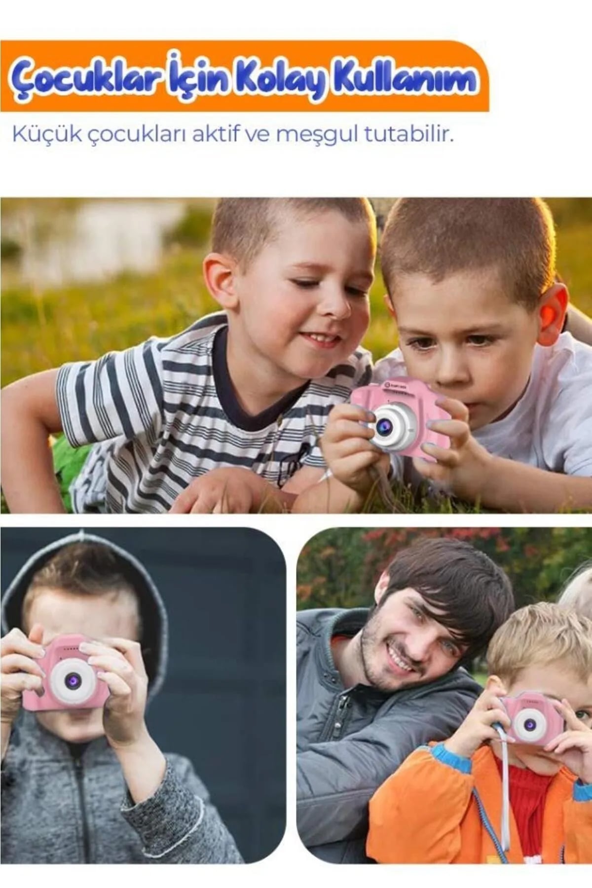 📷PEMBE DİJİTAL FOTOĞRAF MAKİNESİ - dibidip 
