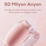 🐱PEMBE KEDİ FİGÜRLÜ SERAMİK SAÇ ŞEKİLLENDİRİCİ - dibidip 