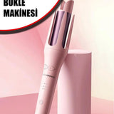 💁PEMBE OTOMATİK DÖNEBİLEN BUKLE MAKİNESİ - dibidip 