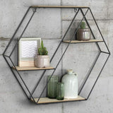 4 KATLI AHŞAP DEKORATİF RAF