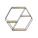 4 KATLI AHŞAP DEKORATİF RAF