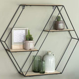 4 KATLI AHŞAP DEKORATİF RAF