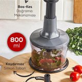 YAKUT BASMALI BÜYÜK 3 BIÇAKLI EL RONDOSU