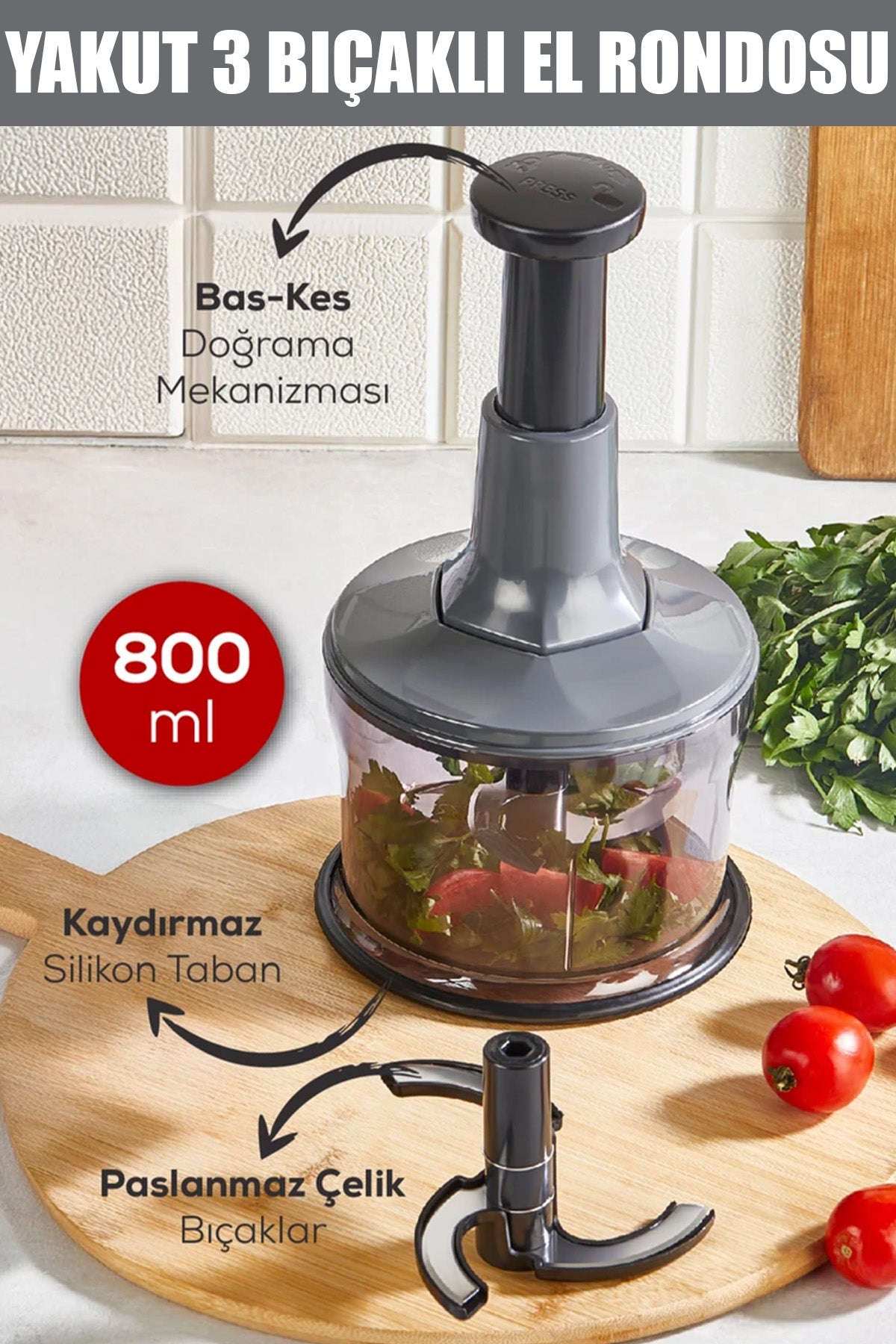 YAKUT BASMALI BÜYÜK 3 BIÇAKLI EL RONDOSU