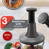 YAKUT BASMALI BÜYÜK 3 BIÇAKLI EL RONDOSU