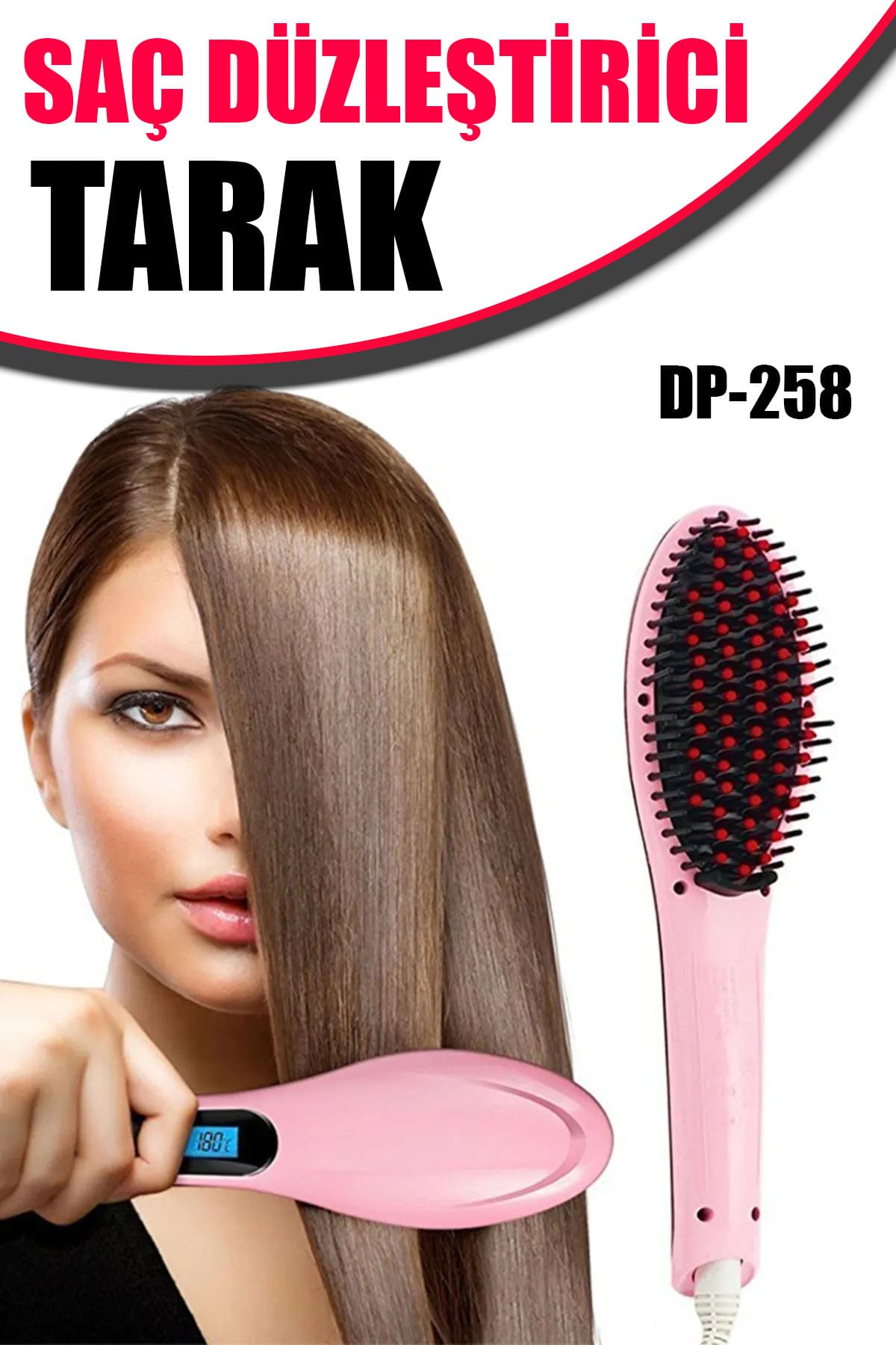 💇SAÇ DÜZLEŞTİRİCİ TARAK - dibidip 