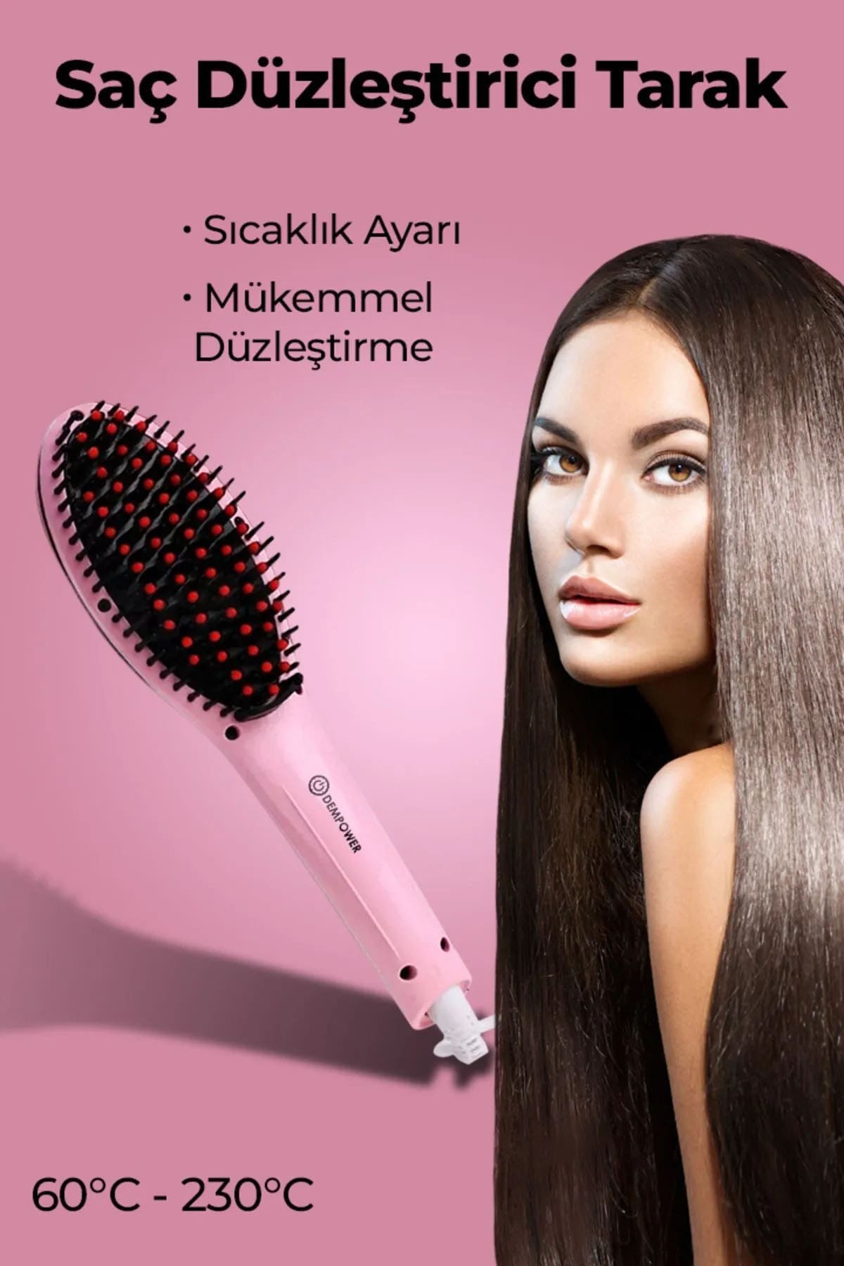 💇SAÇ DÜZLEŞTİRİCİ TARAK - dibidip 