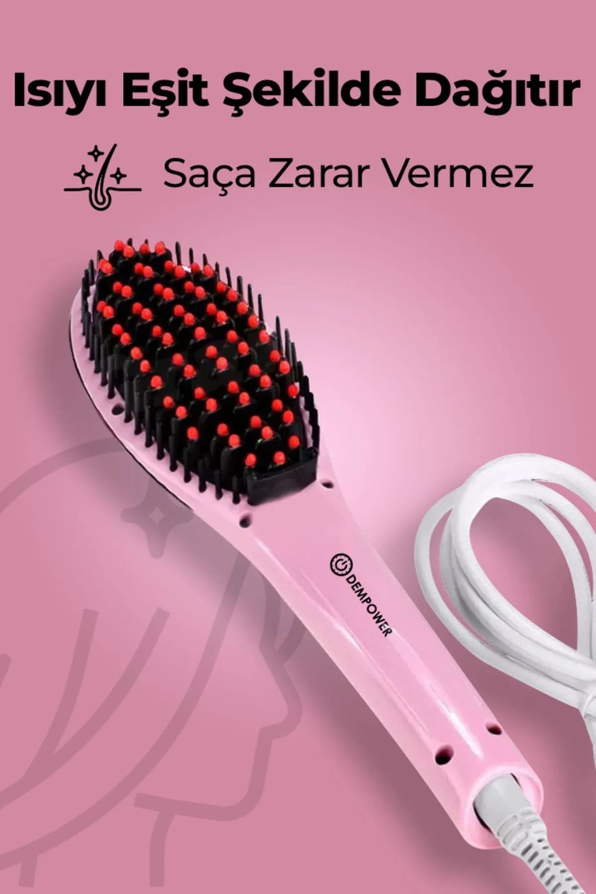 💇SAÇ DÜZLEŞTİRİCİ TARAK - dibidip 