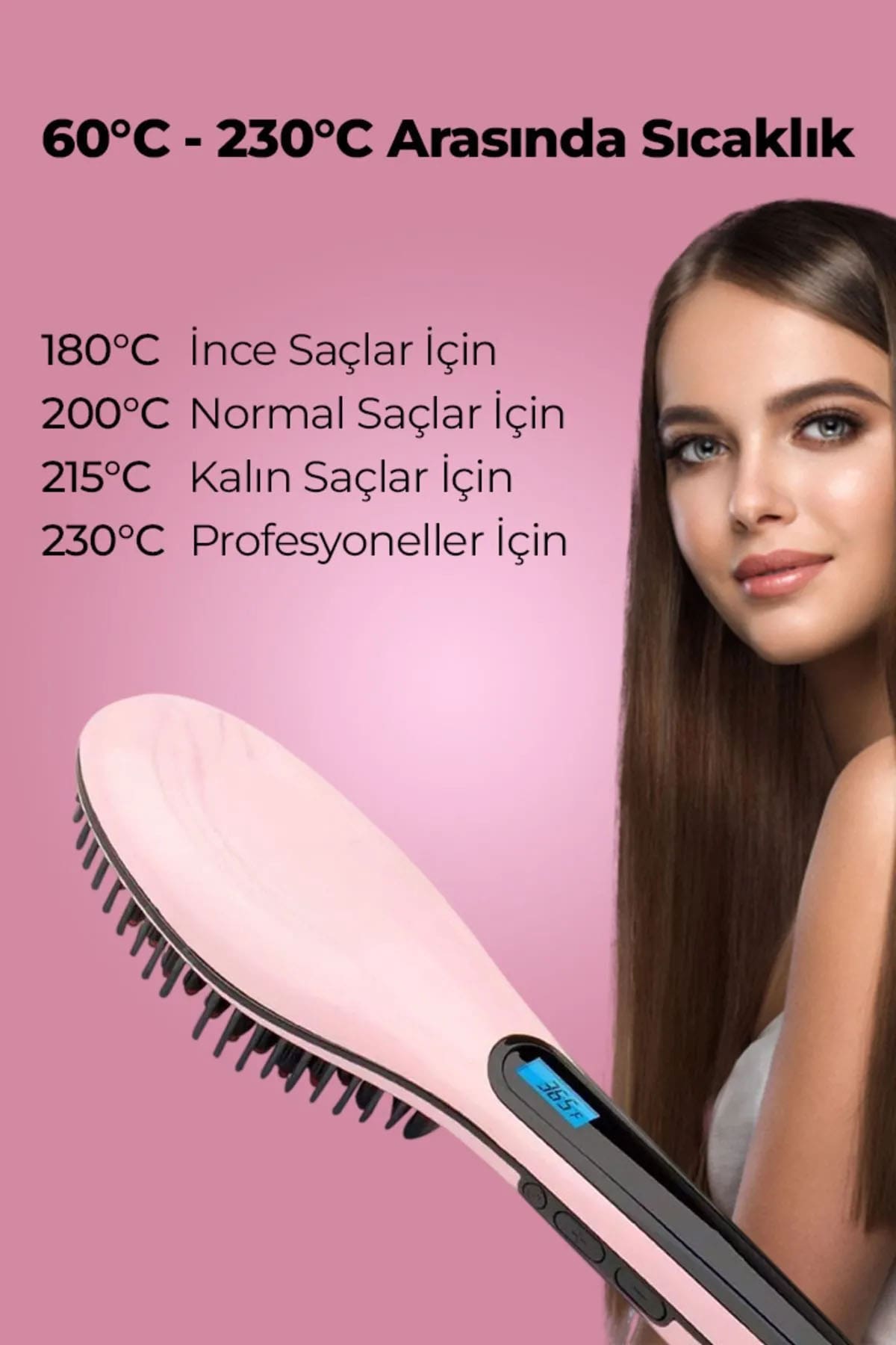 💇SAÇ DÜZLEŞTİRİCİ TARAK - dibidip 