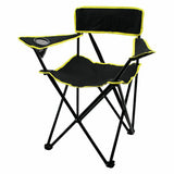 SİYAH TELESKOP KATLAMALI KAMP SANDALYESİ