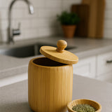 İBİCO AHŞAP & BAMBU KAPAKLI ŞEKERLİK