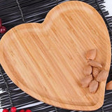 İBİCO KALP MODEL AHŞAP BAMBU SUNUMLUK