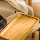 İBİCO DİKDÖRTGEN AHŞAP BAMBU YAĞDANLIK ALTLIK & SUNUM TEPSİSİ