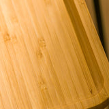 İBİCO DİKDÖRTGEN AHŞAP BAMBU YAĞDANLIK ALTLIK & SUNUM TEPSİSİ