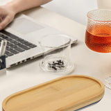 İBİCO OVAL AHŞAP BAMBU SERVİS SUNUMLUK