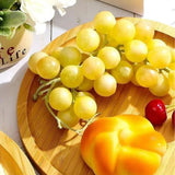 İBİCO YUVARLAK AYAKLI AHŞAP BAMBU SUNUM TEPSİSİ