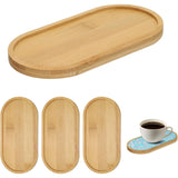 İBİCO OVAL AHŞAP BAMBU SERVİS SUNUMLUK