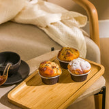 İBİCO DİKDÖRTGEN AHŞAP BAMBU YAĞDANLIK ALTLIK & SUNUM TEPSİSİ