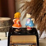 YAKUT MÜZİKLİ DEKORATİF NOSTALJİK RADYO & TAKI KUTUSU