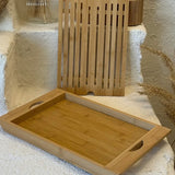 YAKUT 2IN1 BAMBU AHŞAP KESİM PANOSU & TEPSİ