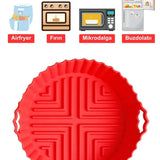 🍳AIRFRYER SİLİKON PİŞİRME KABI - dibidip 