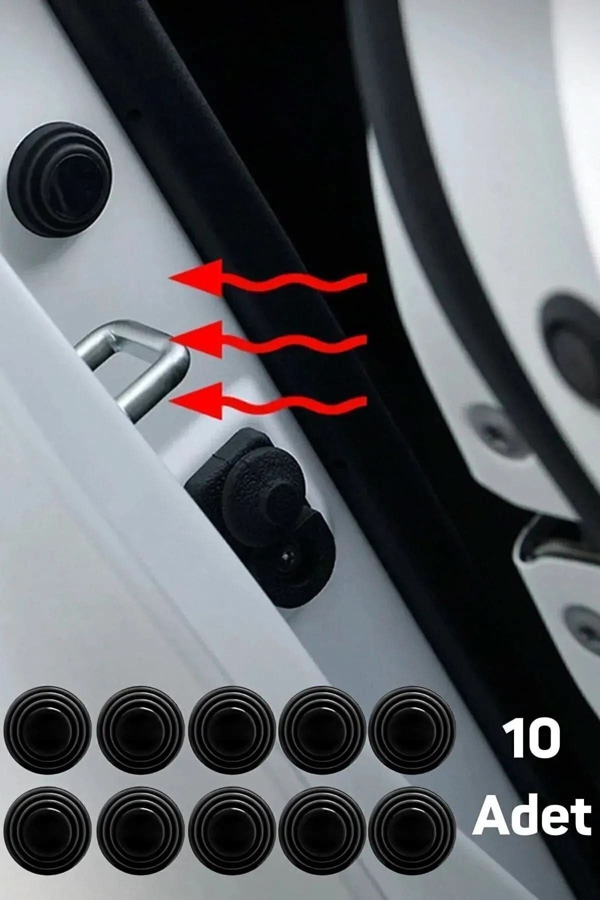 🚗ARAÇ DARBE EMİCİ PED 10 ADET - dibidip