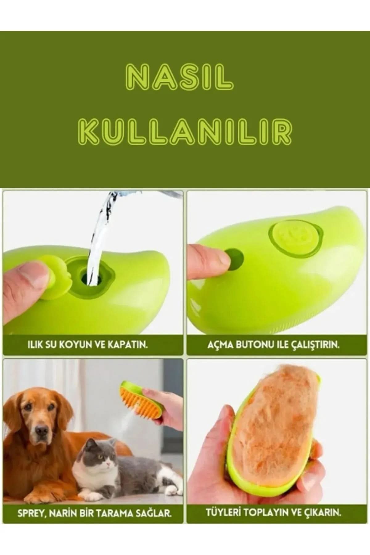 🐶BUHARLI KEDİ KÖPEK TARAĞI - dibidip 