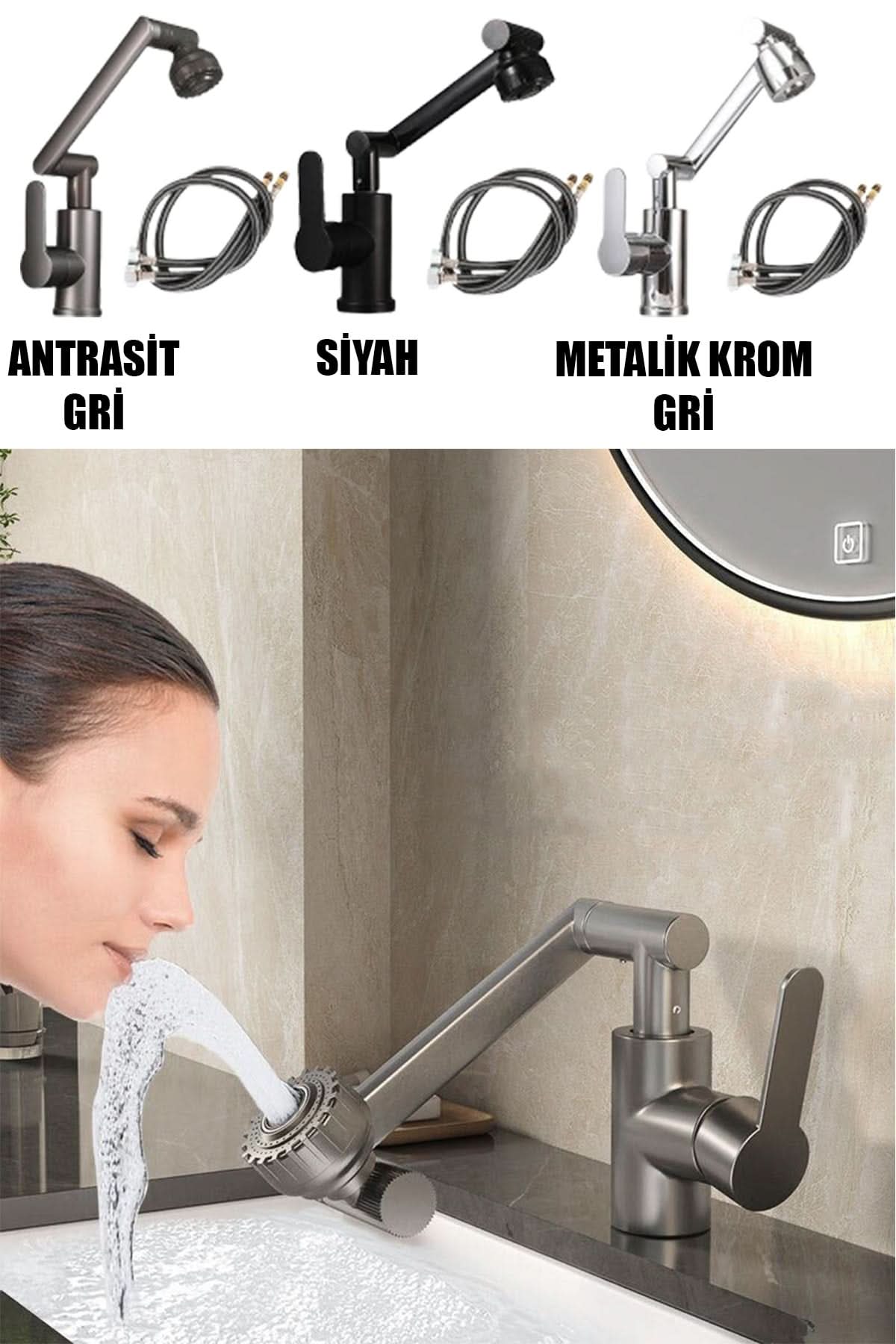 💦FONKSİYONEL MUSLUK BATARYASI - dibidip 