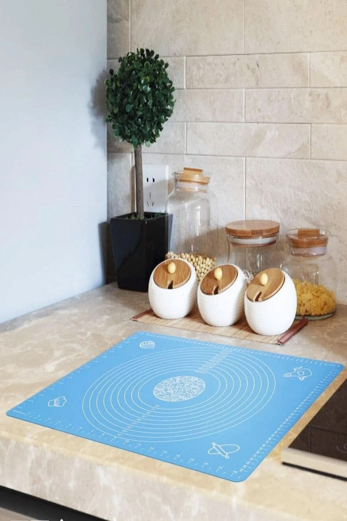 🧼Hamur Yoğurma Matı (40-50 cm) - dibidip 