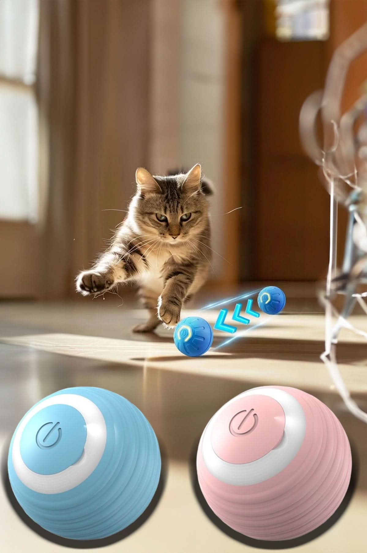 🐱HAREKETLİ KEDİ OYUN TOPU - dibidip 