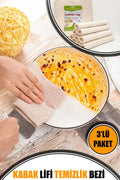 3 ADET KABAK LİFİ TEMİZLİK BEZİ