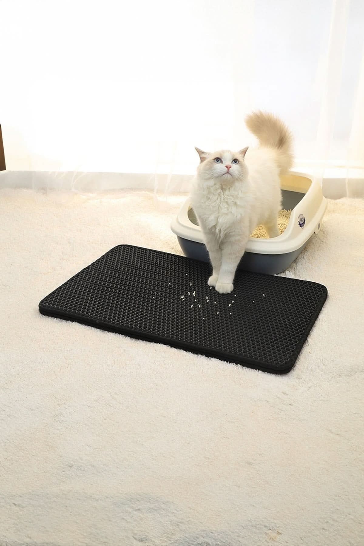 🐱KEDİ KUMU TEMİZLEME MATI - dibidip