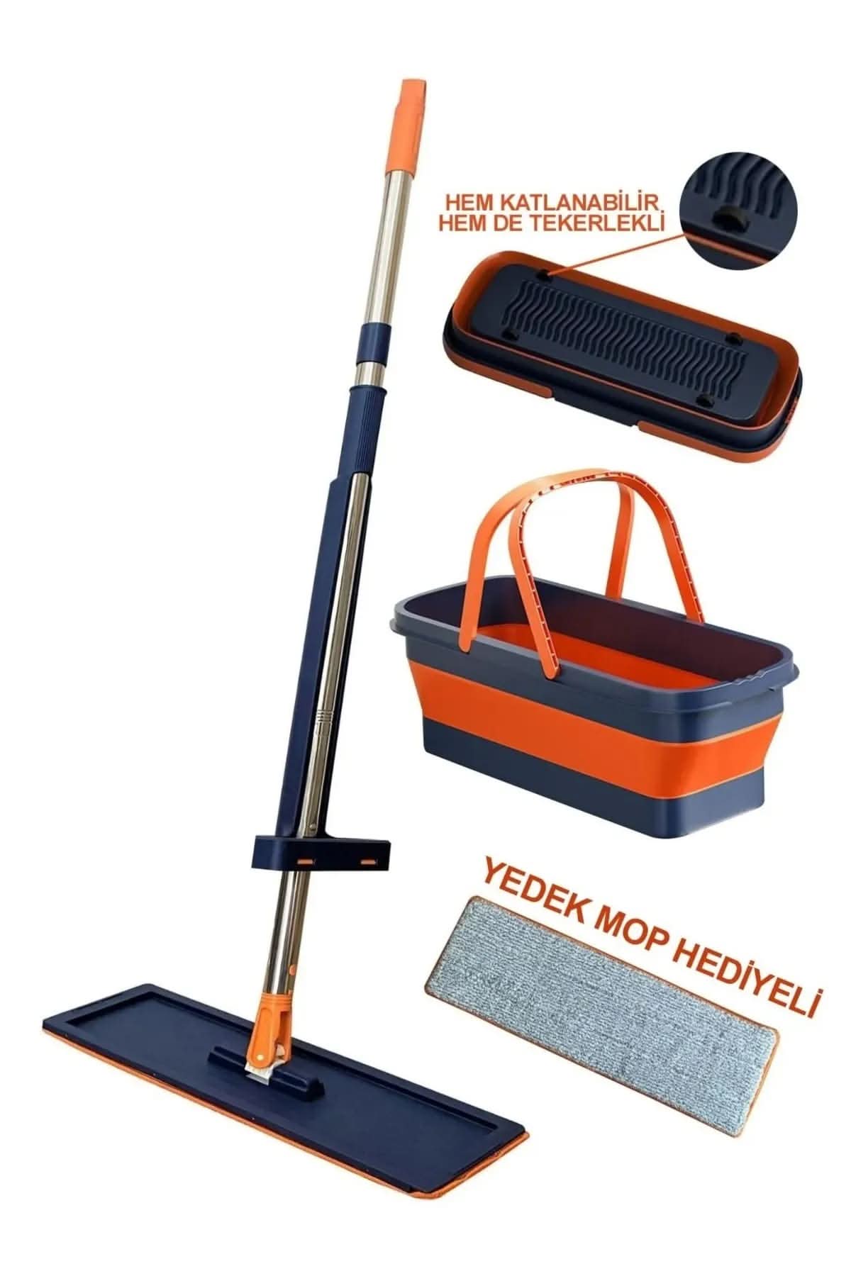 ✨Kovalı Sıkmalı Mop Seti - dibidip