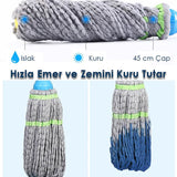 🧼KENDİNDEN SIKMALI TWISTER MOP - dibidip 