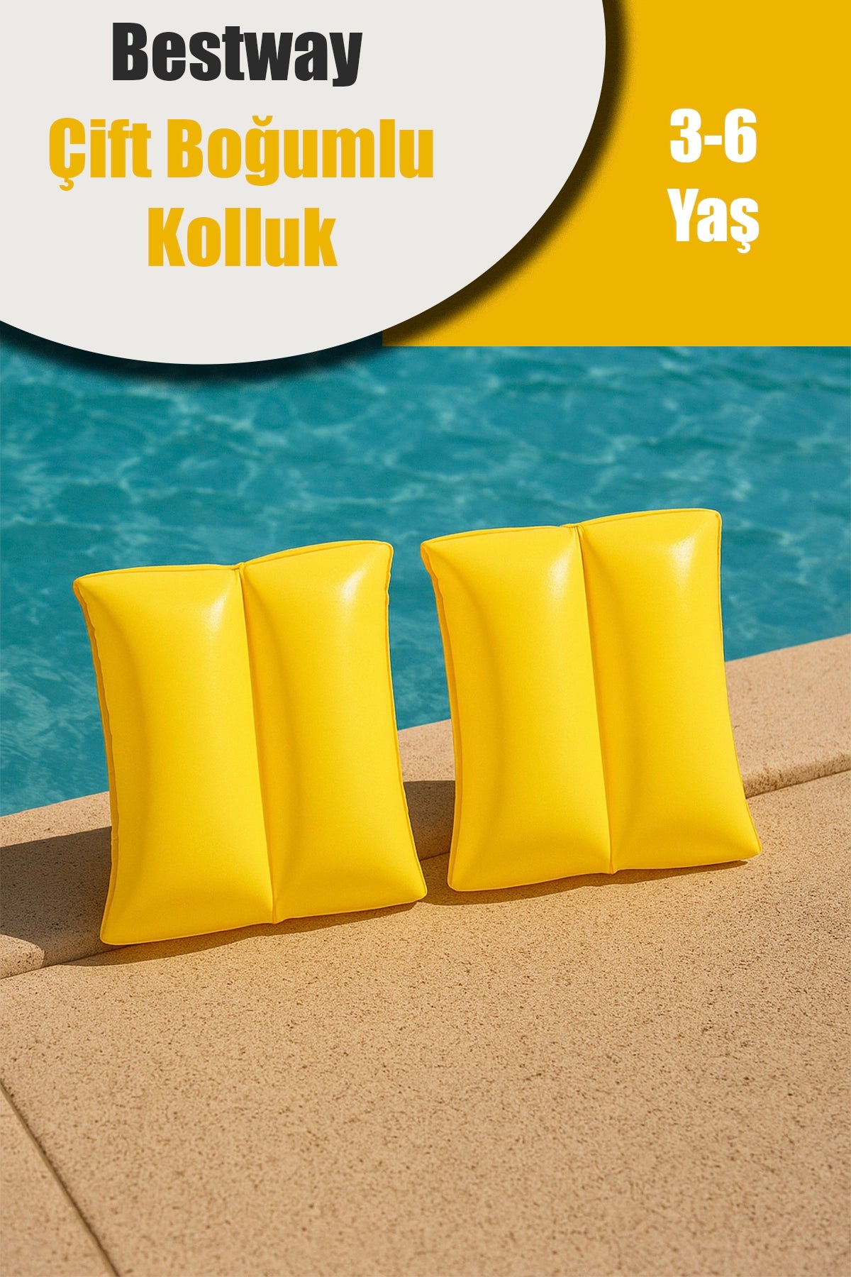 BESTWAY 32005 ÇİFT BOĞUMLU ÇOCUK DENİZ KOLLUK - dibidip 