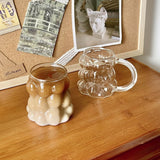 ✨KULPLU BOROSİLİKAT BOĞUMLU BARDAK 2 Lİ SET - dibidip 