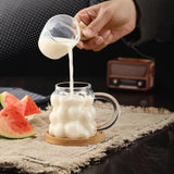 ✨KULPLU BOROSİLİKAT BOĞUMLU BARDAK 2 Lİ SET - dibidip 