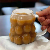 ✨KULPLU BOROSİLİKAT BOĞUMLU BARDAK 2 Lİ SET - dibidip 