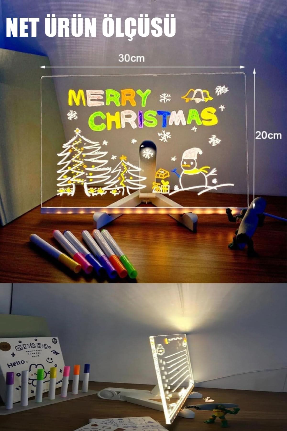 🎨LED IŞIKLI ÇİZİM TABLETİ - dibidip