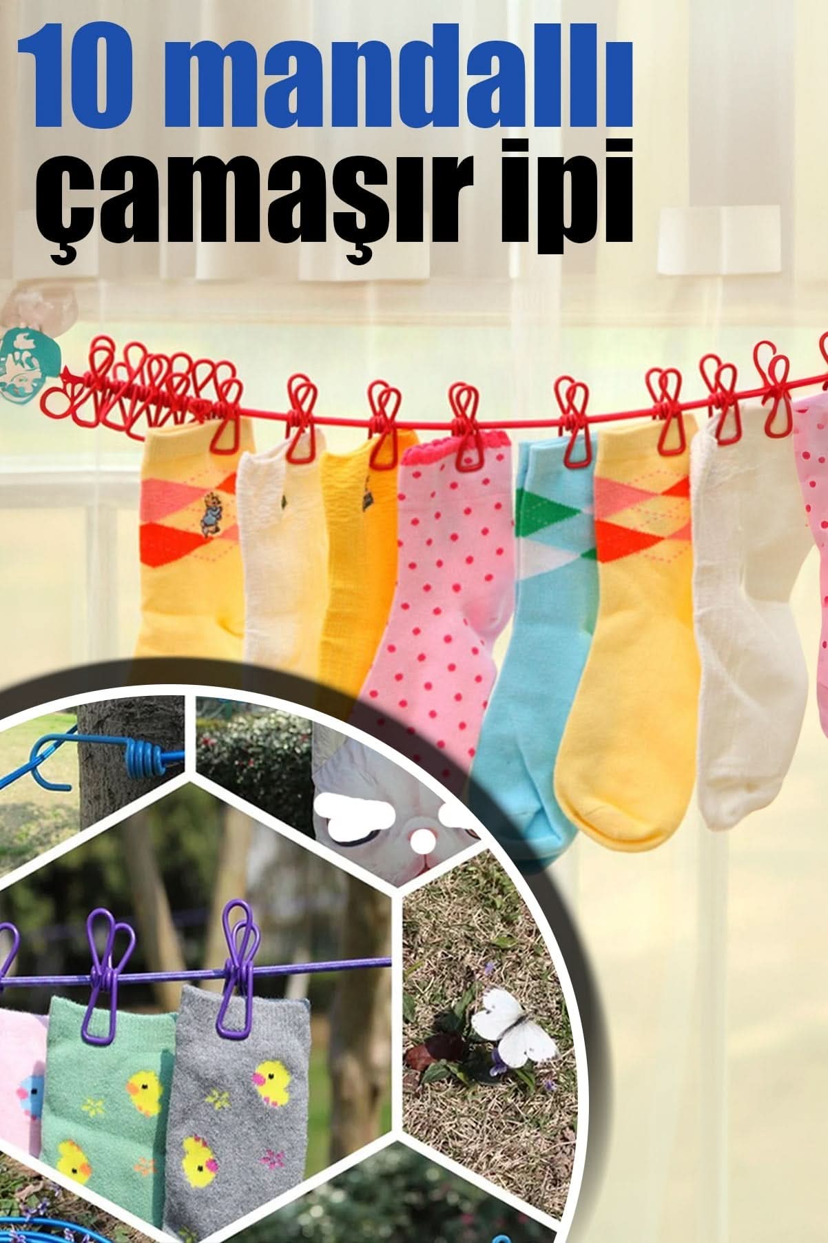 🧺 MANDALLI ÇAMAŞIR İPİ - dibidip 