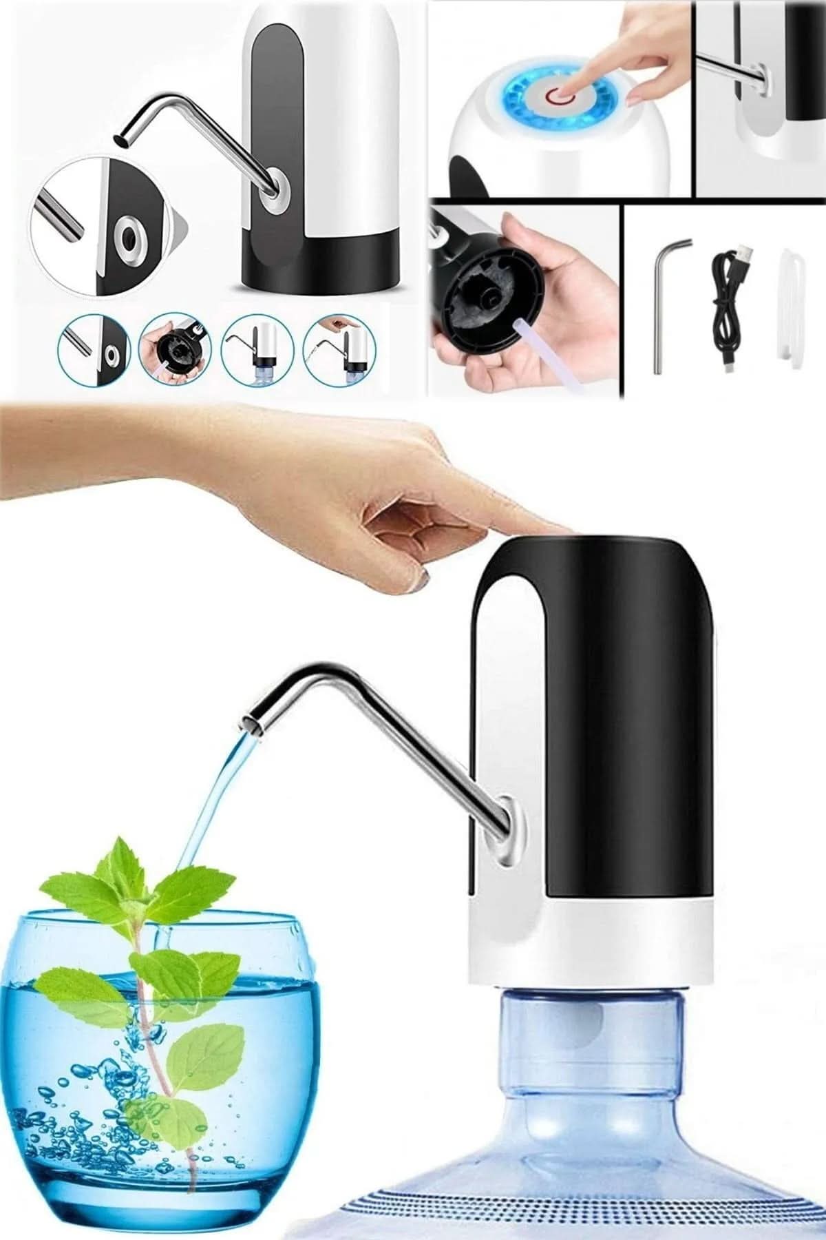 🚰ŞARJLI OTOMATİK SU POMPASI - dibidip 