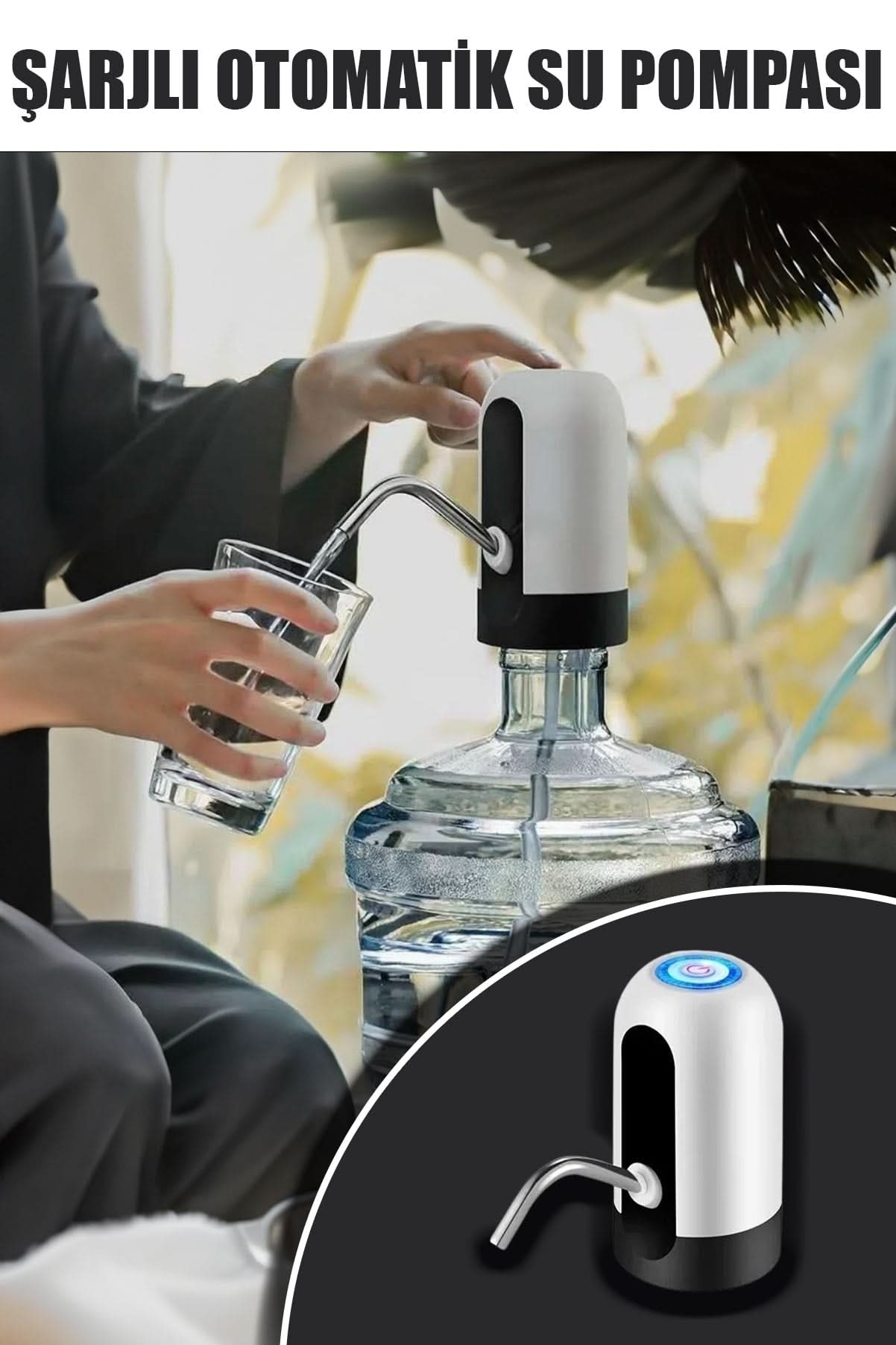 🚰ŞARJLI OTOMATİK SU POMPASI - dibidip 