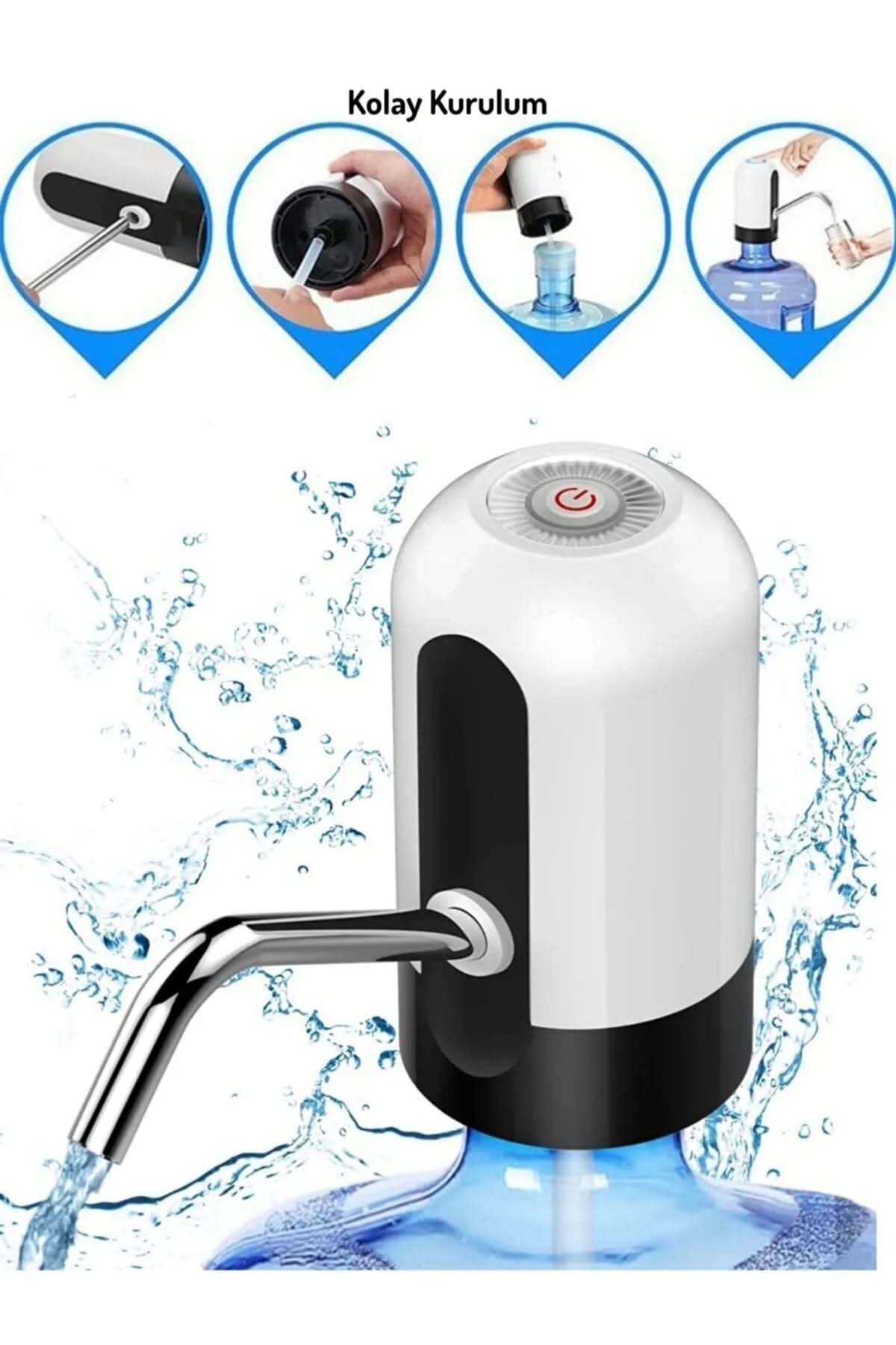 🚰ŞARJLI OTOMATİK SU POMPASI - dibidip 