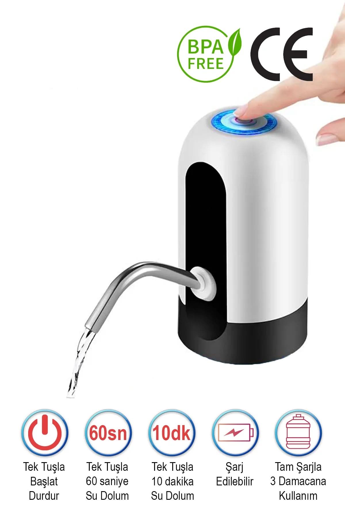 🚰ŞARJLI OTOMATİK SU POMPASI - dibidip 