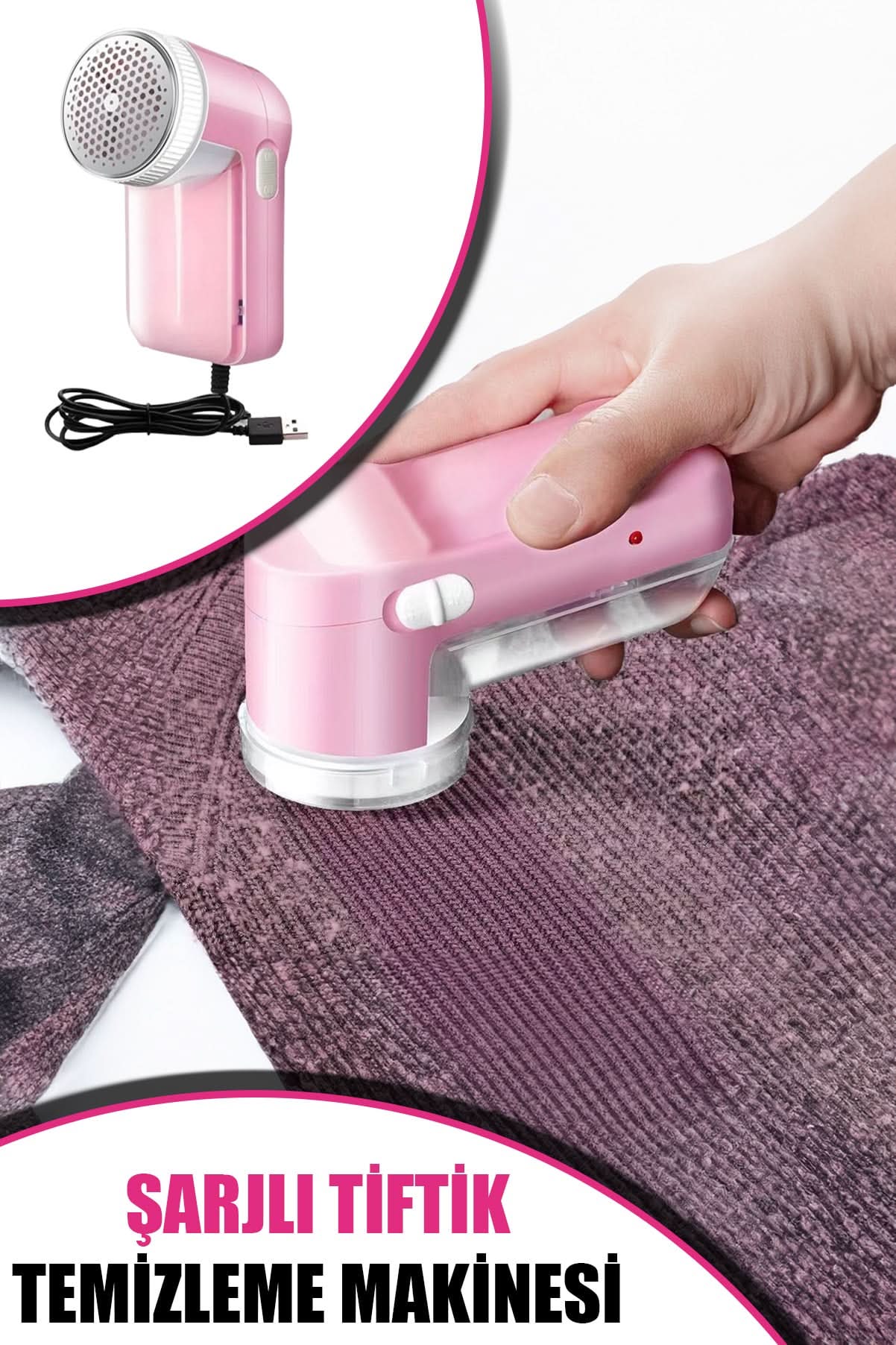 🧼 ŞARJLI TİFTİK TEMİZLEYİCİ - dibidip 