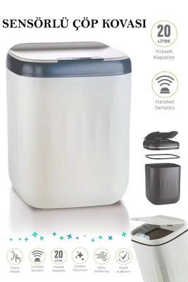 🚫SENSÖRLÜ ÇÖP KOVASI