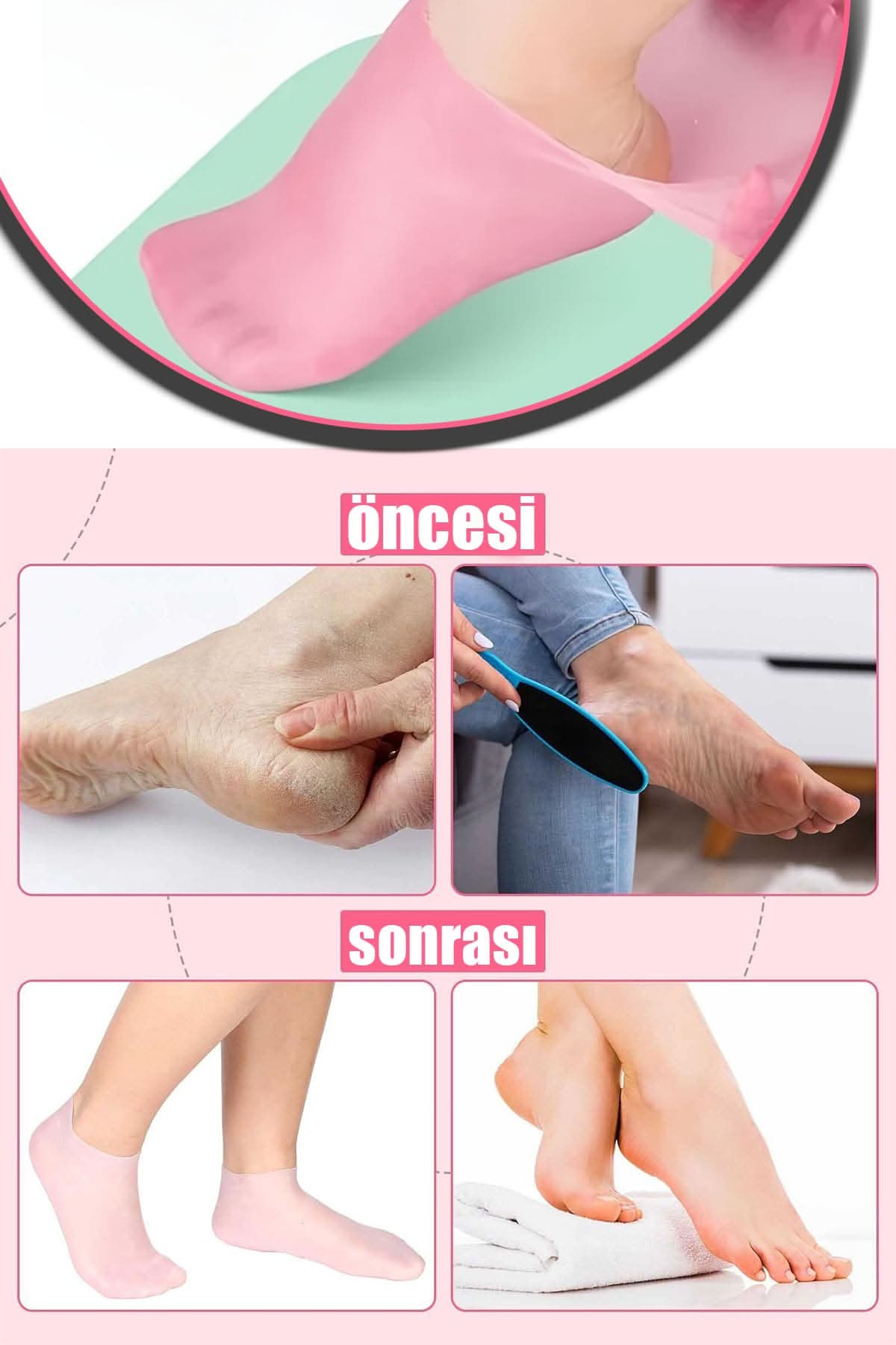 🦶SİLİKON ÇORAP - dibidip