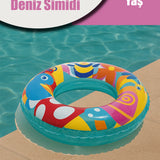 BESTWAY 36013 DESENLİ ÇOCUK DENİZ SİMİT - dibidip 