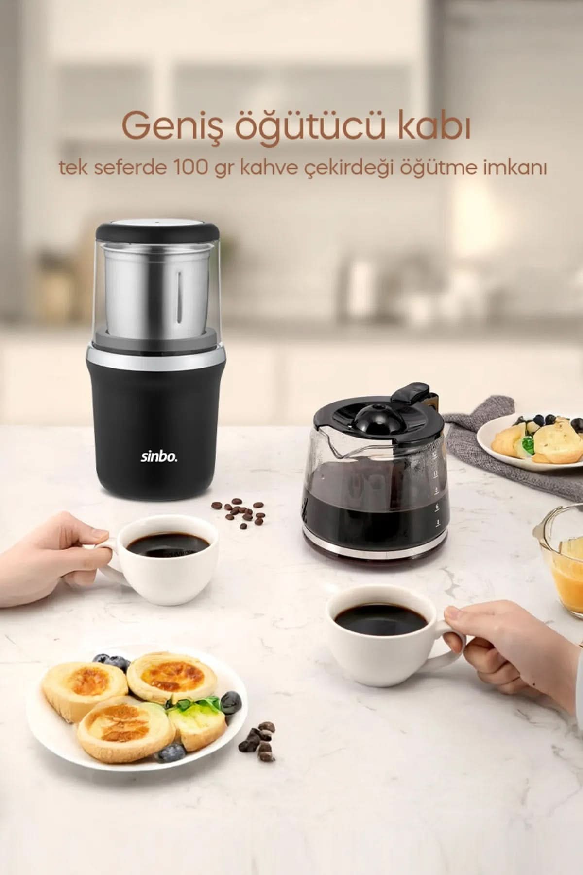 SİNBO SCM-2982 BAHARAT & KAHVE ÖĞÜTÜCÜ - dibidip